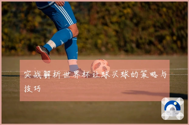 实战解析世界杯让球买球的策略与技巧