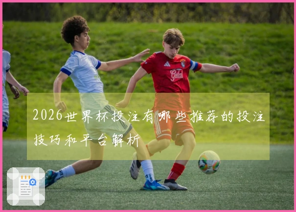 2026世界杯投注有哪些推荐的投注技巧和平台解析